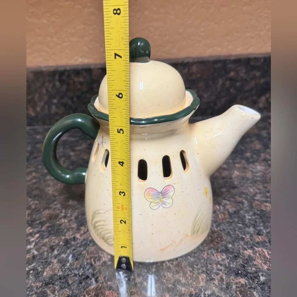 Vintage Home Interiors, Home Wildflower Breeze, Teapot Candle Cover/EXCELLENT
